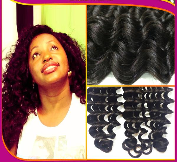 Super Soft  Top Quality Unprocessed 100%  Brazilian Human Hair Wefts Premium Quality  Virgin Hair Loose Curl