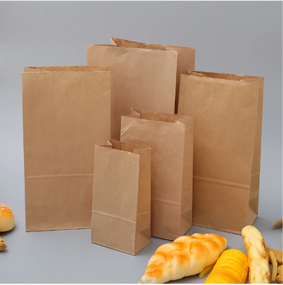 Flat Bottomed Folding Paper Packaging For Take Away Sandwich