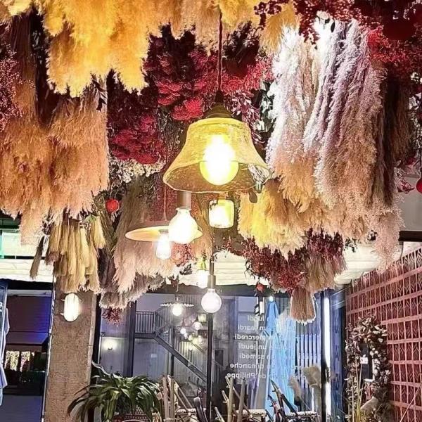 SX-F010 Оптовая высококачественная красная искусственный букет цветов для свадебной организации