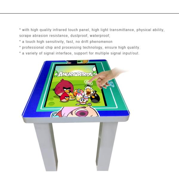 32 Inch H81 School Kids Game Multi Touch Screen Table 350Nit Brightness 698.4 * 392.8MM