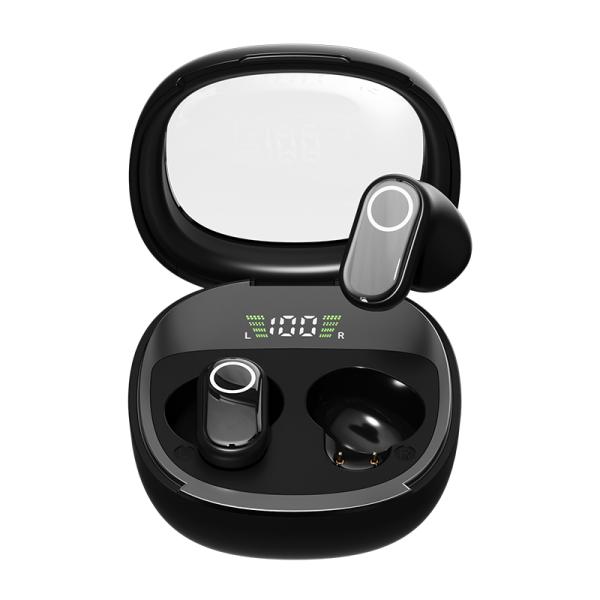 ETEK Bluetooth 5.4 TWS earphone with F13 Copper Ring,25mAh earphone cell + 200mAh case (protective board),3 color options.