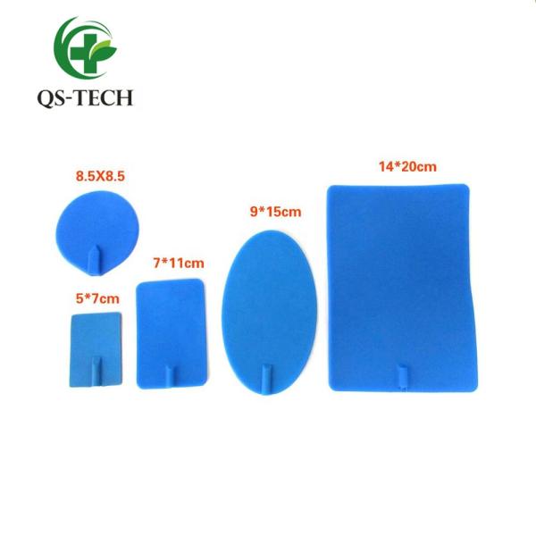 Factory wholesale 9.5x16cm Silicone rubber electrode conductive pad