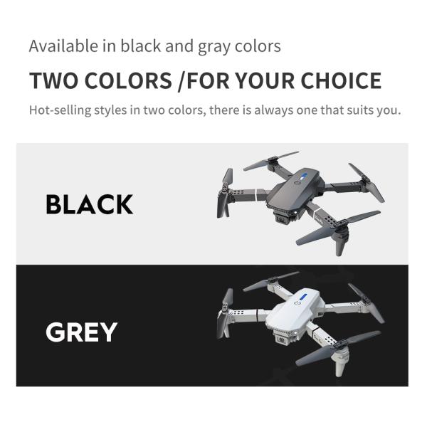 Professional Portable Drone E88 Pro with Dual Camera 4k 8k Wifi Fpv Quadcopter 3.7V 1800mAH Lithium Battery Capacity
