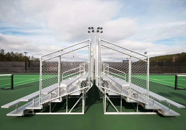 Противокоррозионный Bleacher алюминиевого сплава портативный на открытом воздухе с перилами безопасности
