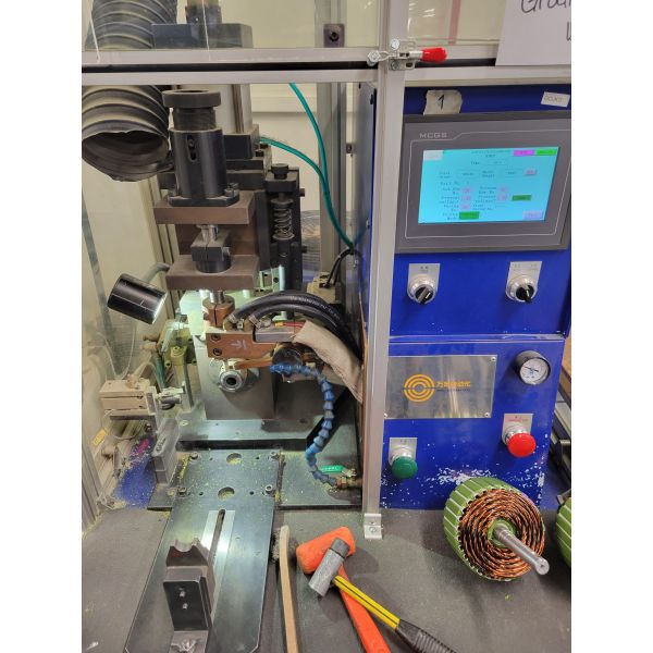 DC Motor Armature Commutator Fuser Welding  Fusing Soldering Hot Staking Machine