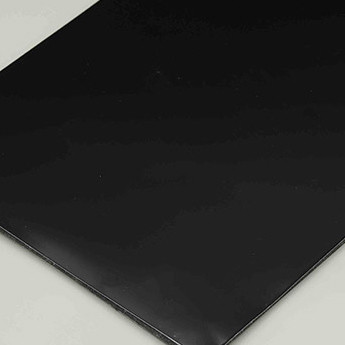 Черный 1220 X 2440 зеркальный алюминиевый композитный панель ПВДФ покрытие огнеу