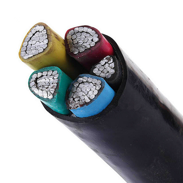 U1000AR2V Aluminum Conductor Underground XLPE Power Cable 4*120mm2 PVC Jacket for Power Station & Home Appliance