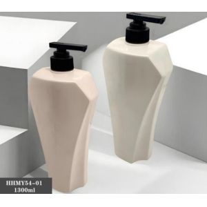 Customized Plastic Luxury Shampoo Bottles 1300ml PET Bottle