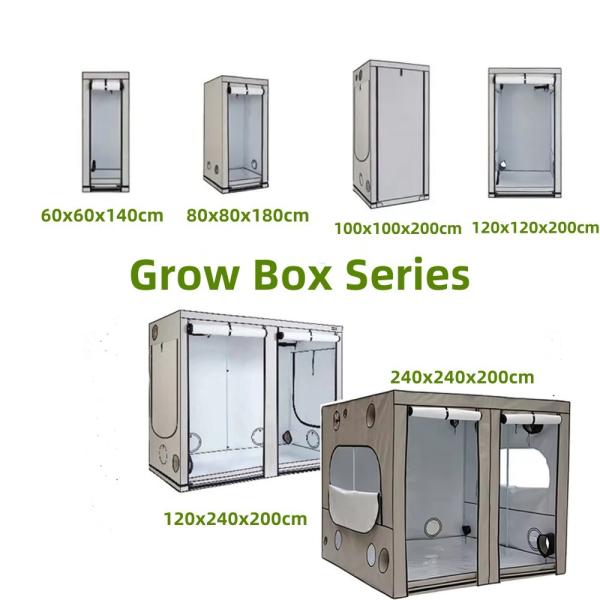 Custom 2x2/3x3/4x4 Plant GrowBox White PE Film 60x60/80x80/120x120cm Plant Tent for Home Cultivation