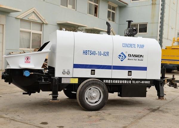 Diesel Trailer Concrete Pump Cement Pumping Equipment For Construction Projects