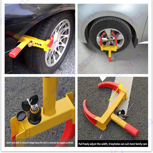 Струбцина одобренная CE трейлера колеса замка для автошин автомобиля, двойник украшала защита