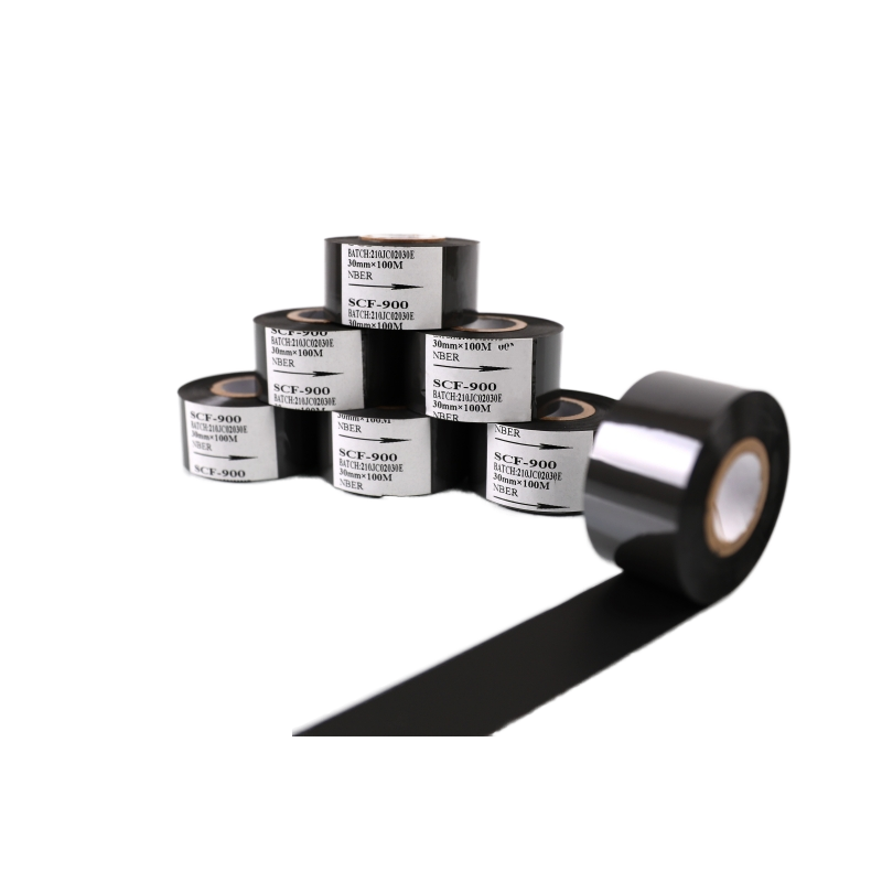 PET Plastic Hot Coding Foil Hot Stamping Ribbon Washable Hot Foil Marking Tape For Food Carton
