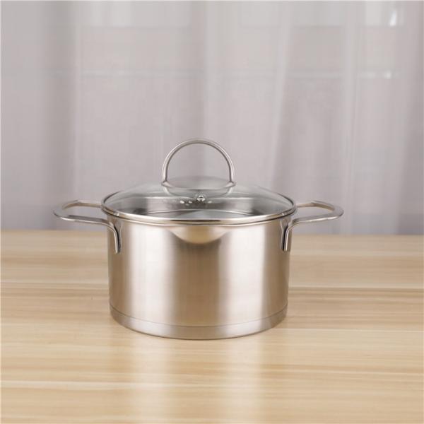 Milk Soup Cookware Pot Restaurants Caterers Stainless Steel 201 Stock Pot