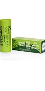 Pet Supplies Products Biodegradable Plastic Compostable Pet Poop Bags, Leak-Proof Dog Poop Bag On Roll, Refill Bags With