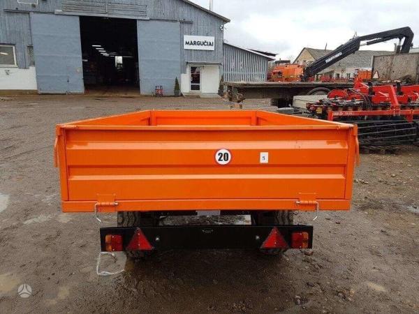 3T2W 2wheel Dump Trailer 3000kgs; Farm Transport Tipping Trailer; Hydraulic Dump Trailer