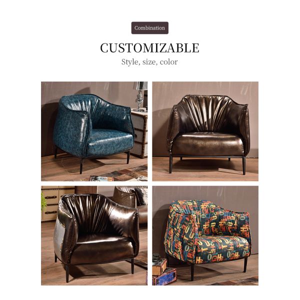 Nidea #8935 Luxurious Simple and Modern Office Sofa with Coffee Table Set for Reception Meeting & Negotiation Areas