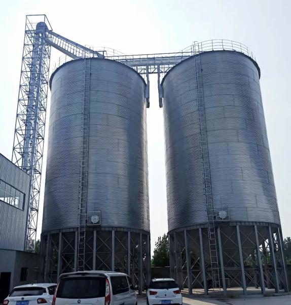 Efficiency In Storage And Transportation Steel Grain Silo For Customizable Bulk Material Solutions