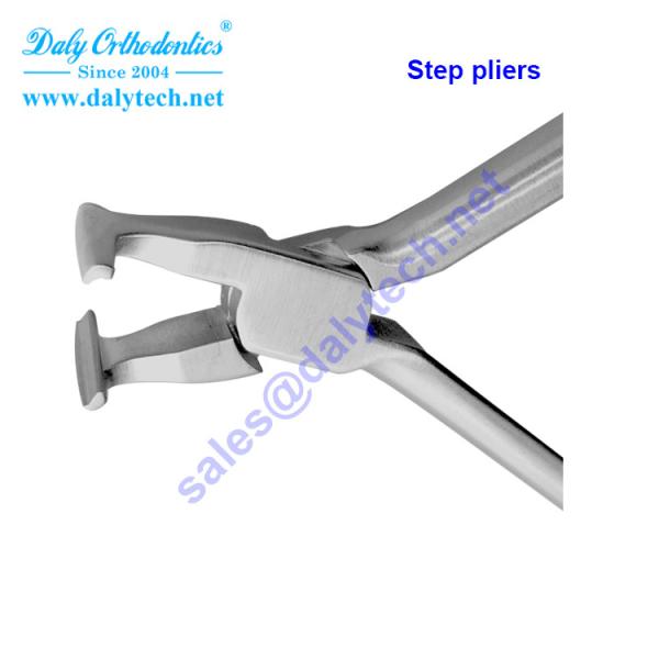 Step pliers of orthodontic devices from dental supply companies