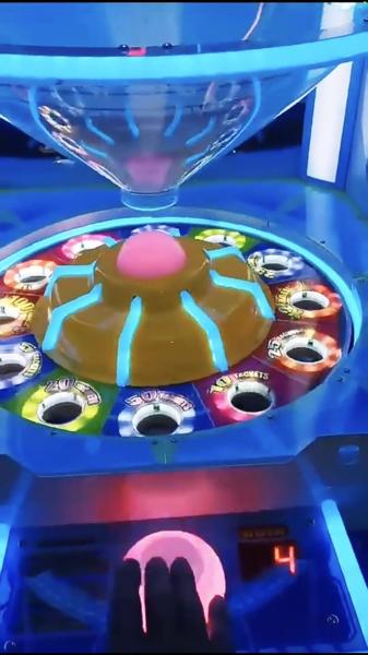 Coin Operated Super Tornadic Drop Ball Arcade Game Machine  Customized