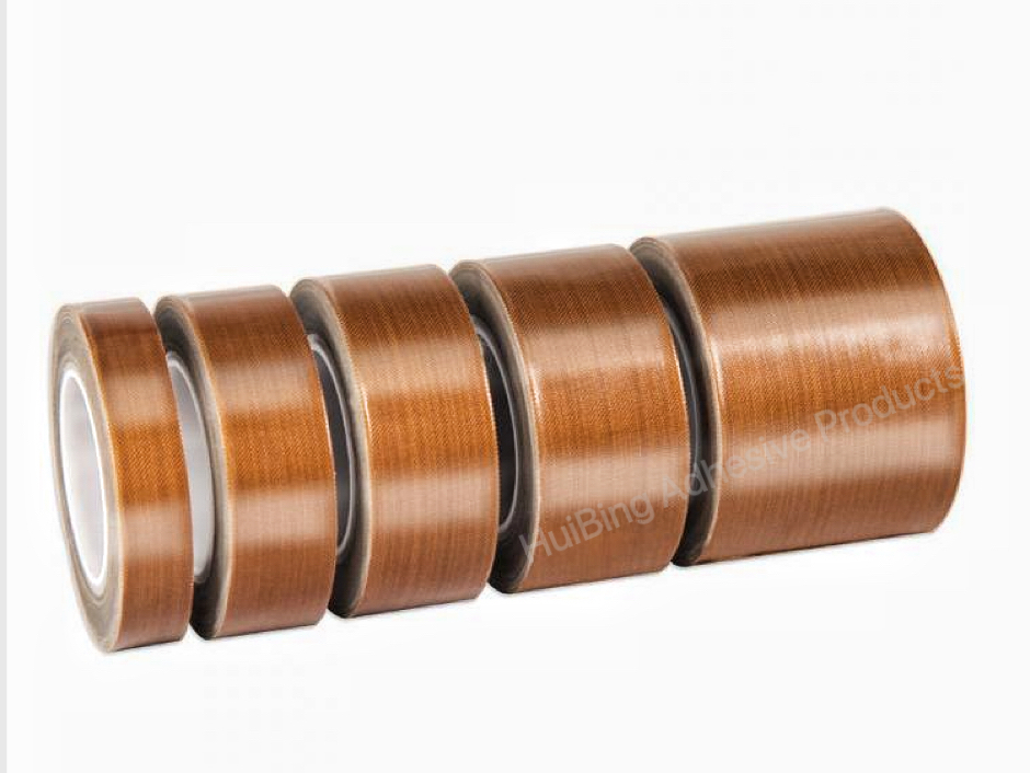 Waterproof Cloth PTFE Adhesive Tape Brown Heat Insulation