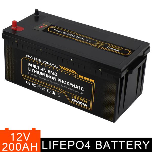 Lead Acid Residential Storage Battery System Rechargeable Li Ion12v 200ah