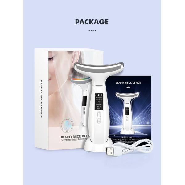 Micro-Current Heating Neck Beauty Device for Electric Massage and Wrinkle Removal
