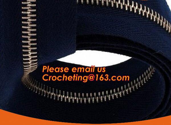 Garment Accessories Supplier Nylon Zipper, Black Chunky Plastic Teeth Zip Open End Heavy Duty Zippers