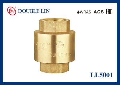 ISO228 Thread Female × Female Brass Spring Check Valve 1 1 4