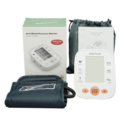 Monitor médico de BP do braço do luminoso dos monitores 1000pcs da pressão sanguínea da casa do agregado familiar do OEM