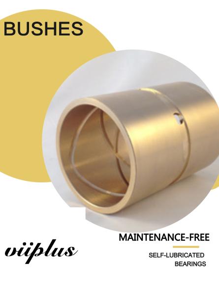 High Tolerance CNC Centrifugal Casting C86300 Bronze Plain Bushing With Oil Groove Bearing Bush