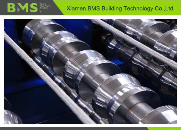 Shaft 75mm Thickness 0.3-0.8mm Metal Roofing Panel Roll Forming Machine