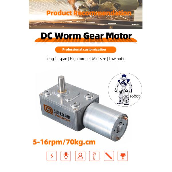 мотор эпицентра деятельности электрической кресло-коляскы мотора 1500rpm шестерни червя DC 12V 24V