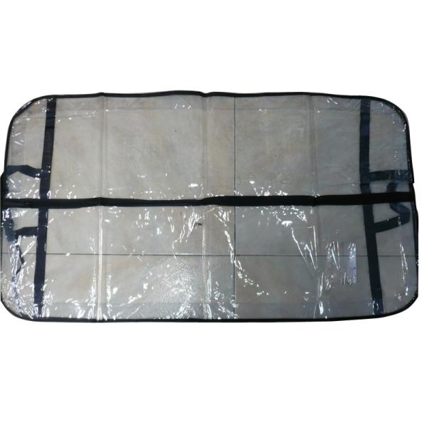 Transparent PVC Dress Bag, Suit Garment Bags With Nylon Handle, Black Border