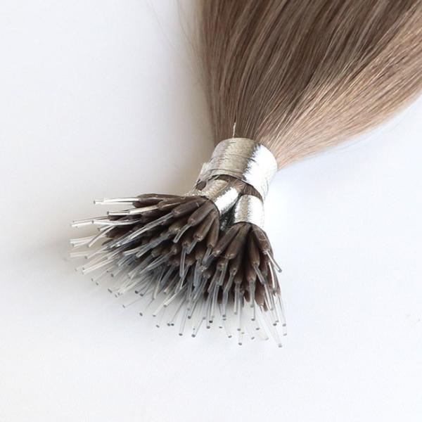 Tela natural Remy marrom em 99J Extensões de cabelo Invisíveis Injetadas