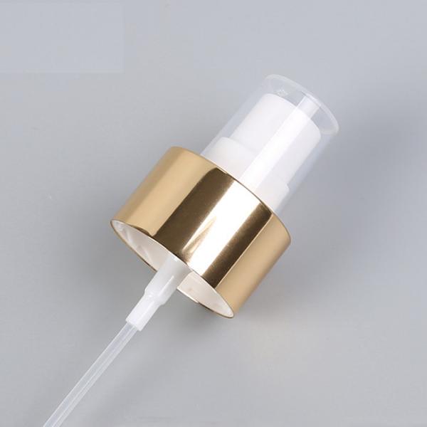24/410 крышек PP золота алюминиевого точного спрейера тумана сияющих для тумана тела