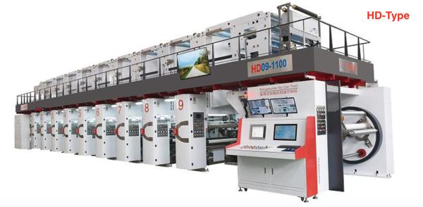 HD/MD/ZD/GD Plastic Bag Printing Machine , Automatic Screen Printing Machine No Stopping