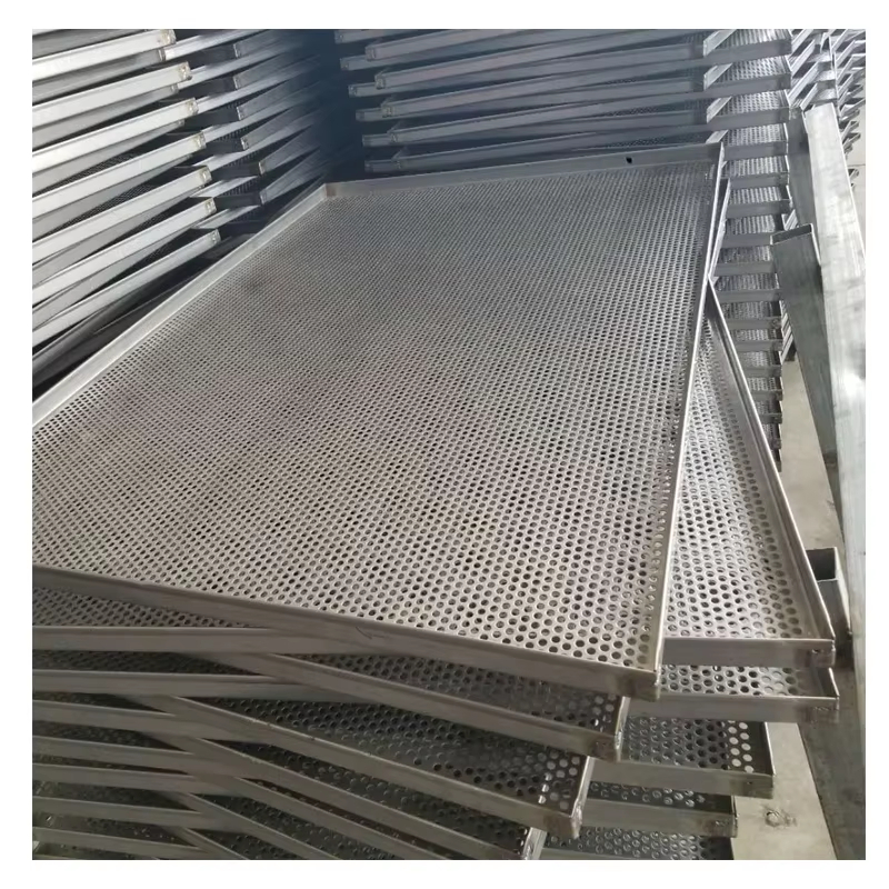 High Strength 1.8mm Thick Perforated Metal Mesh with 8mm Holes in 1000×2000mm Size for Machine Guards
