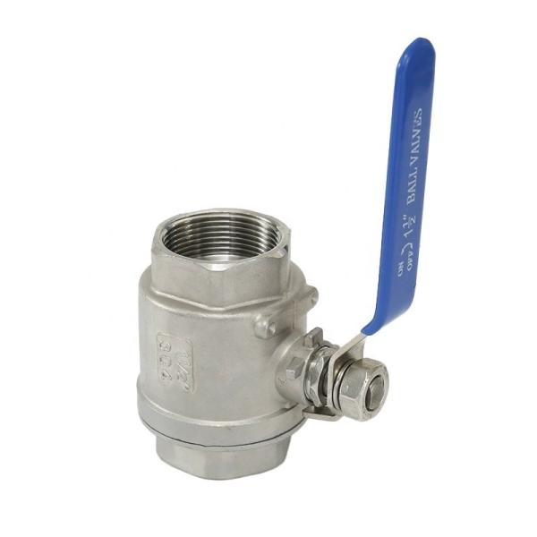 DN8 Female Threaded Manual Control Ball Valve for Stainless Steel 301/304/316 Pipes