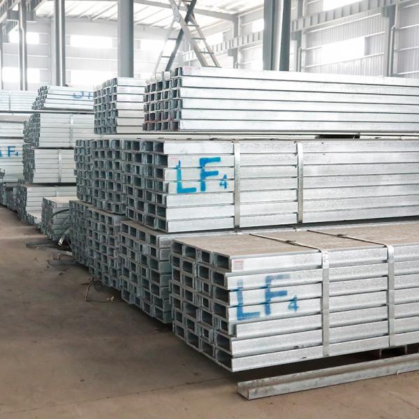 Custom Galvanized Steel Channel Zinc Coated Anticorrosive C Steel Profile