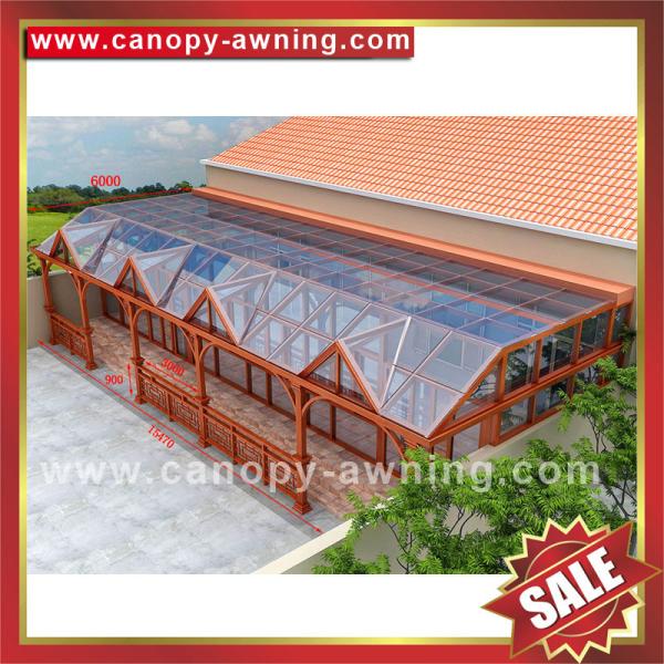 Prefabricated outdoor garden aluminum metal alu glass sun house,sunroom,aluminium structure,super durable!