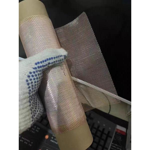 Diamond Shape Copper Expanded Metal Sheet Small Hole Standard