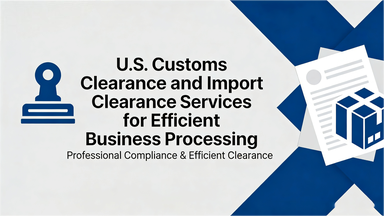 Safe DDU Shipping US Customs Clearance And Import Clearance Services