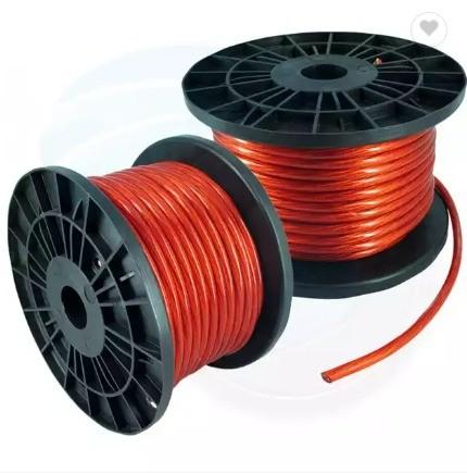 50ft OFC 1/0 Gauge Oversized Black Power Ground Wire for Car Audio No Connectors