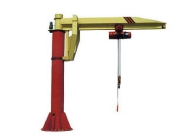 Column Mounted Pillar Crane , Heavy Duty Jib Arm Free Standing Crane