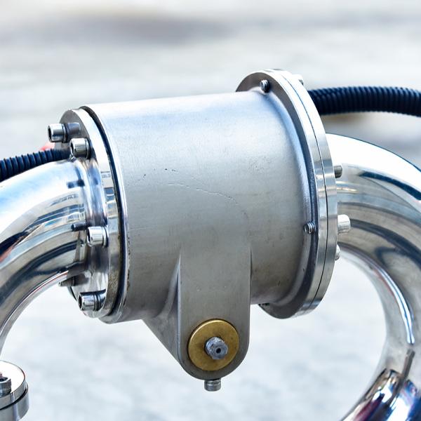 Electric Control 24V High Flow Stainless Steel 304 Long Range Remote Control Fixed Water Truck Water Cannon Customized