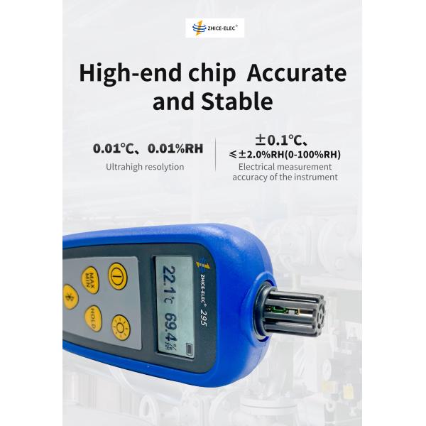 206g Max Mini Multi Depth Soil Moisture Temperature Hygrometer Meter for Dual Testing