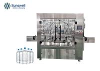 Álcool de engarrafamento do álcool etílico automático que enxágua a máquina tampando de enchimento