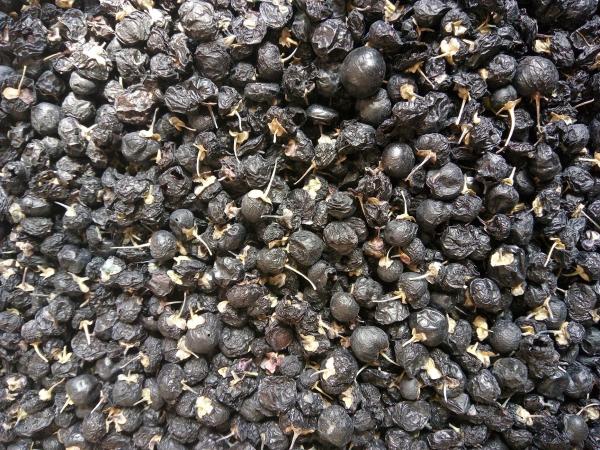 Amorberry Organic Freeze dried black wolfberry, Freeze black goji berry with big size from manufacturer with cheap price