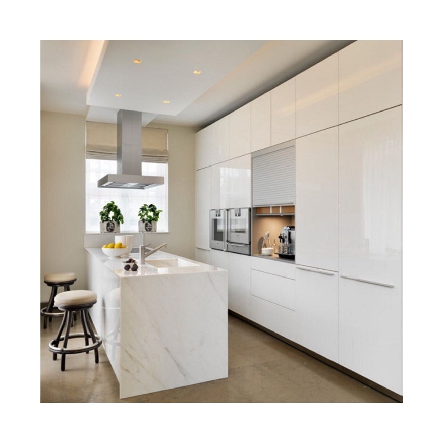 European Style Wooden Kitchen Cabinets with Complete Customization and Waterproofing