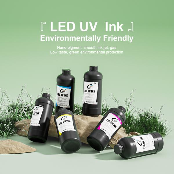 FCOLOR Compatible 1000ML Soft Hard UV Color Bottle Refill Ink UV Tinta for Epson Dx5 Dx6 Dx7 Dx10 Xp600 Tx800 Printhead